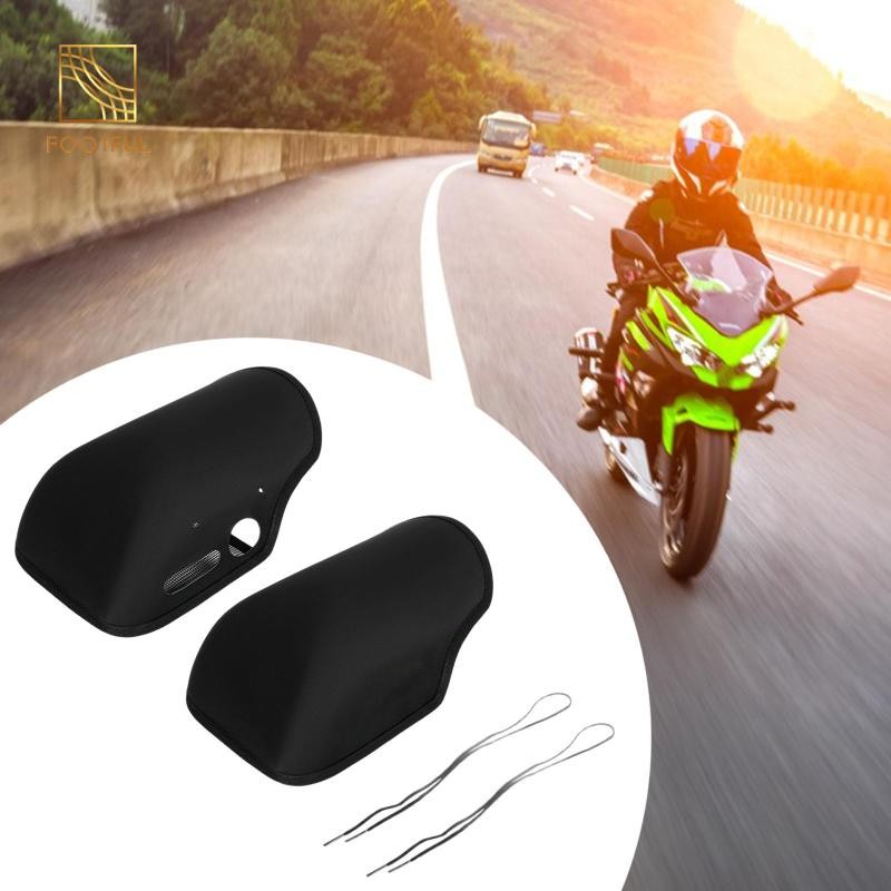 2 Chiếc Găng Tay Lái Xe Máy Đen, Chống Thấm Nước, Chống Nắng, Phụ Kiện Thay Thế Chắc Chắn