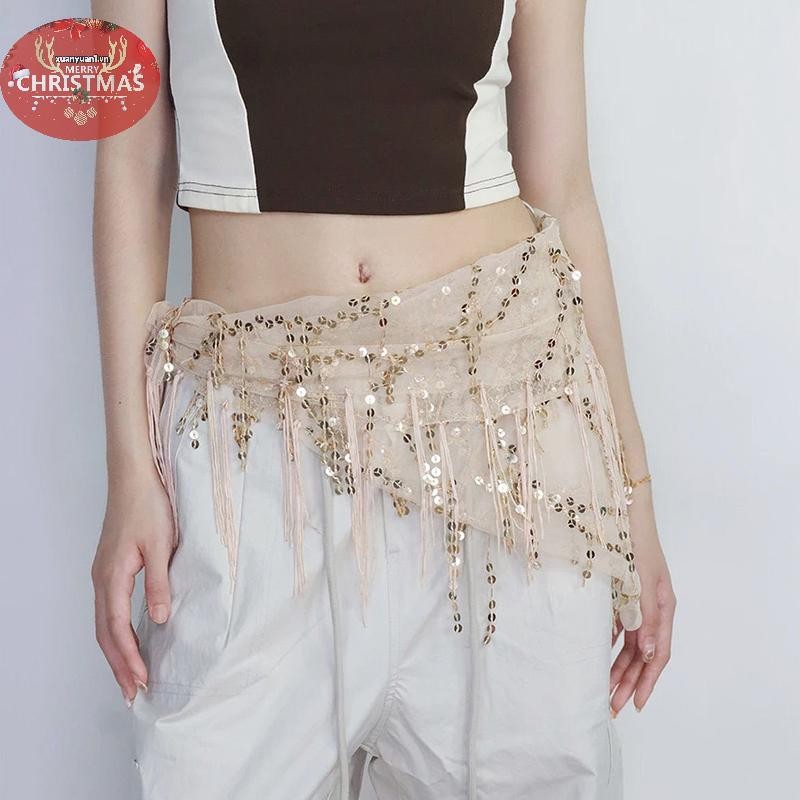 Xuân - Khăn Thắt Lưng Khiêu Vũ đa năng, phù hợp với jazz và khiêu vũ bụng