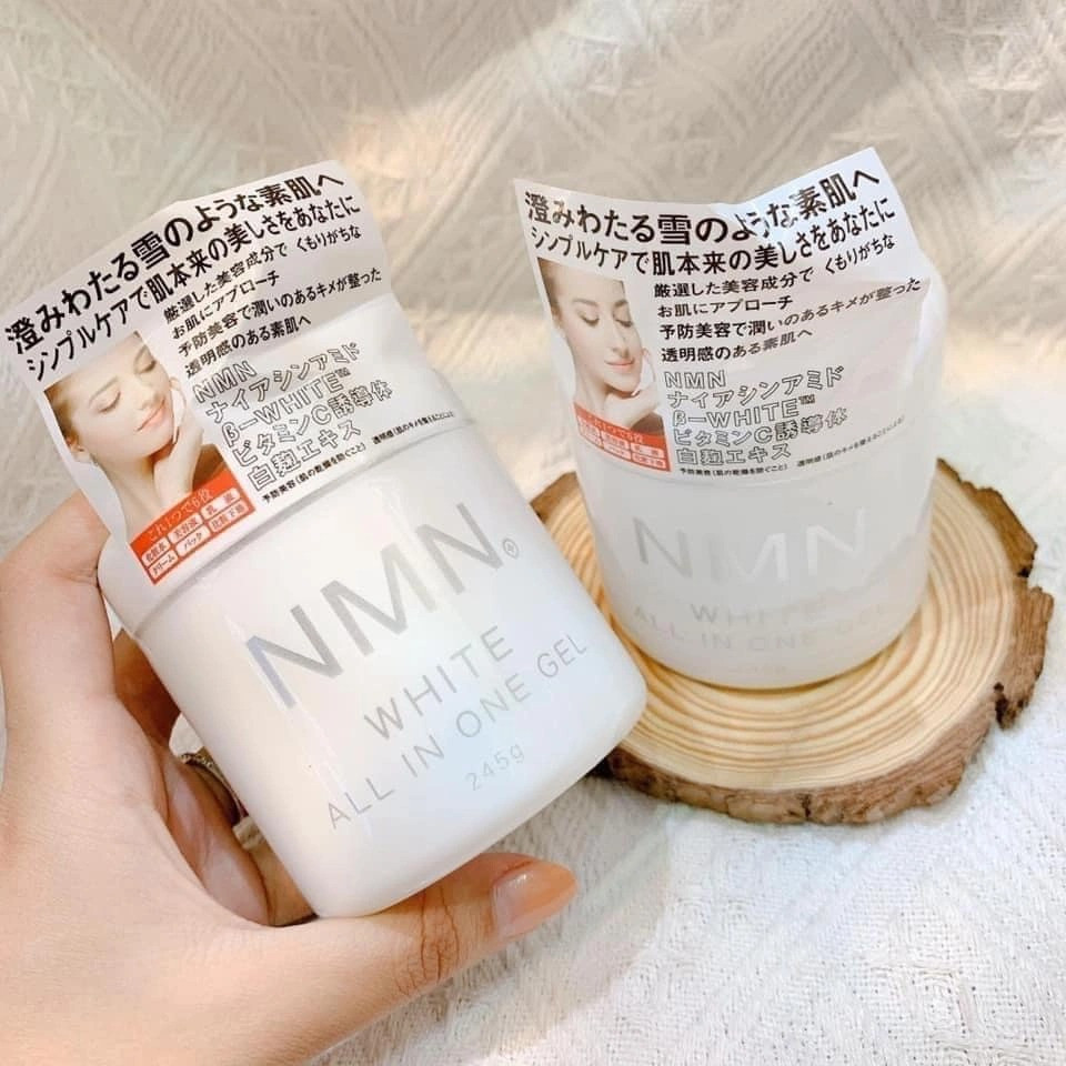 Kem, Gel Dưỡng Trắng Da NMN White All In One Gel nhật bản ngừa lão hóa  245g