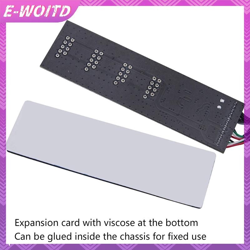 E-woitd Bo mạch chủ USB 9Pin Kết nối USB2.0 Bộ chia trung tâm 1 đến 4 Bộ chuyển đổi cáp mở rộng HNVN