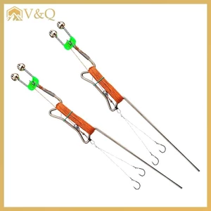 Cần câu cá tự động mini lò xo, phù hợp câu lười, dễ lắp đặt