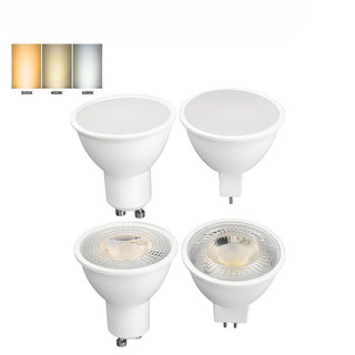 Bóng đèn LED COB SMVP 38 độ 120 độ GU10 GU5.3 MR16 5W 7W 9W 85-260V Ánh sáng ấm 3000K Ánh sáng trắng 6000K Ánh sáng trung tính 4000K Tricolor