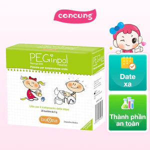 Bột nhuận tràng peginpol táo bón (hộp 20 gói) - Buona
