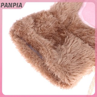 PNPIA-Cute Paw Lông Tơ Móng Vuốt Ngón Găng Tay Ấm Mềm Mại Sang Trọng Ngón Gấu Trúc Găng Tay Nửa Ngón Nữ Mùa Đông Mặc Quà Tặng Giáng Sinh