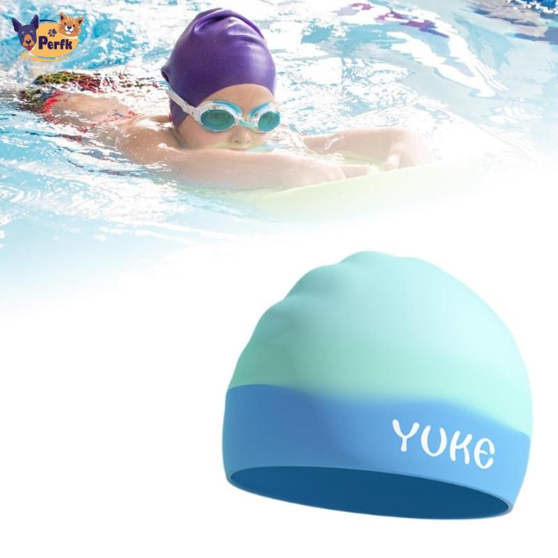 Mũ bơi silicone mềm nhẹ, chống thấm nước, phù hợp cho thể thao dưới nước, sử dụng cho cả nam nữ và trẻ em.