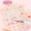 Nhãn dán móng tay FAVORITEGOODS, Nhãn dán cốc tự dính đa chức năng, Nhãn dán hoạt hình Mini DIY để trang trí móng tay nghệ thuật