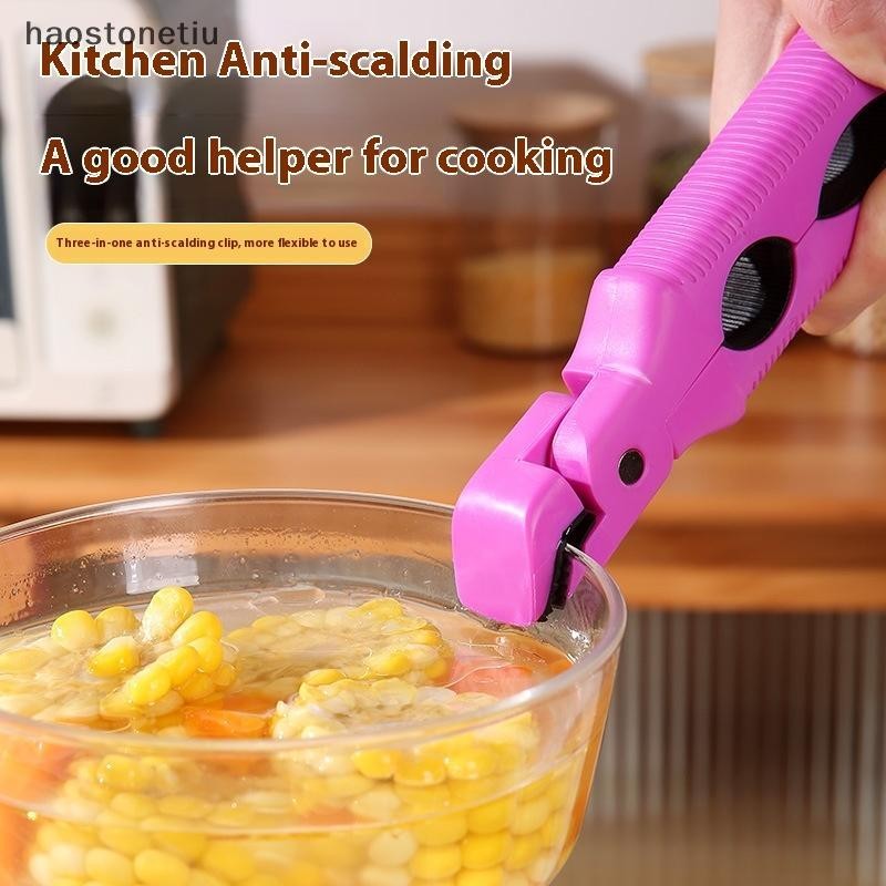 NS 1 Máy Tính Chống bỏng Kẹp Silicon Nhà Bếp Chống Bỏng Đĩa Bát Đĩa Nồi Chống Nóng Kẹp Nâng Phụ Kiện Nhà Bếp Tiện Ích NS