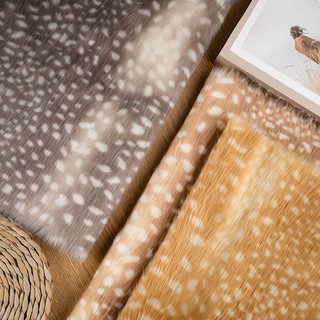 Cao cấp trang phục len nhân tạo da báo họa tiết hươu ngắn, sang trọng