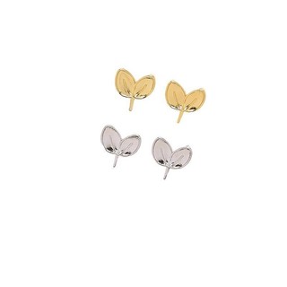 Mạ Đồng Thật Màu Vàng Bảo Quản Lá Tai Một Piao Tự Chế Baroque DIY Handmade Trang Sức Pin Phụ Kiện
