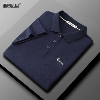 Nam Mùa Hè Trung Niên Áo Sơ Mi polo Cotton Nguyên Chất Ve Áo Công Sở Áo Sơ Mi polo Có Túi Tay Ngắn Midle-Age