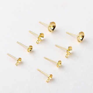 Vàng 18k Đồng Bạc Kim Cơ Bản Với Treo Tai Kéo DIY Dính Hạt Bông Tai Cơ Bản Phù Hợp Với Vật Liệu Làm Bằng Tay Phụ Kiện