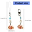 Ở Cá Đính Hạt Sao Biển Điện Thoại Quyến Rũ Handmade Điện Thoại Mặt Dây Chuyền Hợp Kim Acrylic Phụ Kiện