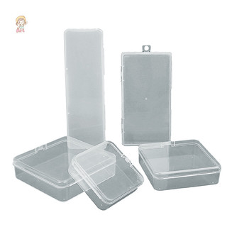 Twe PP Hộp Trong Suốt Hình Chữ Nhật Lật Hộp Bảo Quản Vuông Bao Bì Hộp Tròn Vỉ Phụ Kiện Tổ Chức Sản Phẩm Packag VN