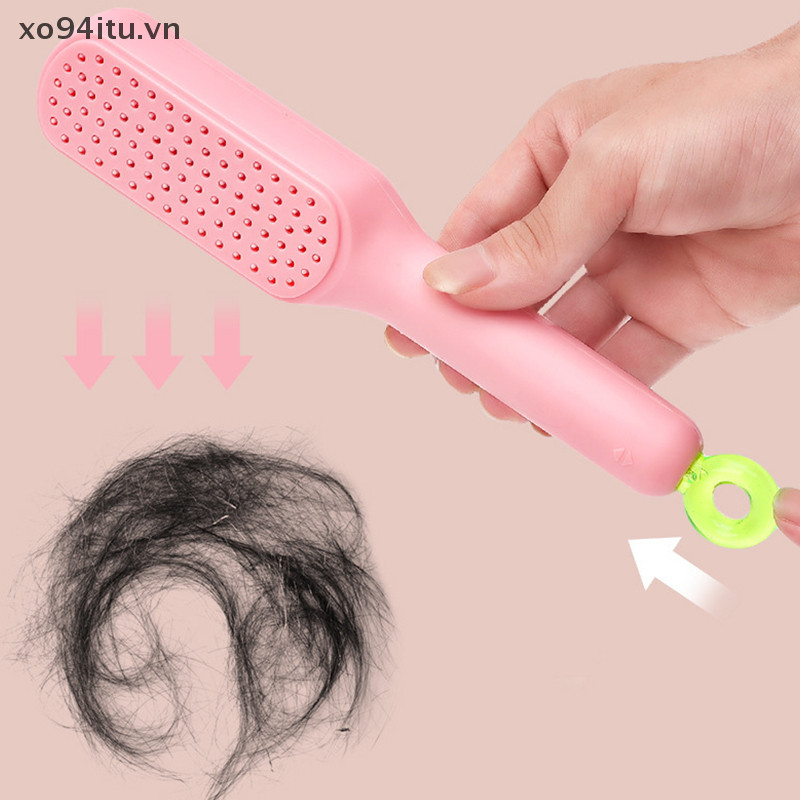 XOITU Massage Lược Chống Rối Tĩnh Tóc Không Và Làm Sạch Tóc Nhanh Massage Da Đầu Unknot Undo Hair Barber Brush VN