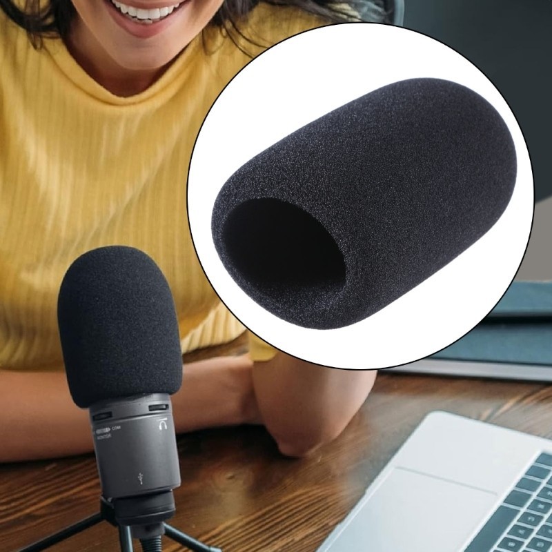 Vỏ xốp kính chắn gió Cinna Micro Giảm gió và tiếng ồn không mong muốn cho AT2020 AT2035 Mic Bộ lọc bọt biển âm thanh trong suốt