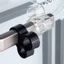 JUIC 1 / 4 / 8 CÁI Tay cầm Nút chặn cửa, Tấm đệm đệm tay cầm không đục lỗ PVC, Hình chữ O trong suốt 1 / 4 / 8 CÁI Tấm bảo vệ chống va chạm Phòng ngủ