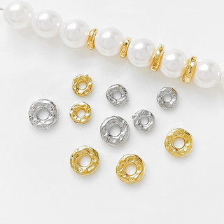 14k Đồng Clad Vàng Giữ Màu Vàng Thật Mạ Vàng Tròn Miếng Đệm Tự Làm Handmade Trang Sức Vòng Tay Vòng Cổ Đính Hạt Phụ Kiện