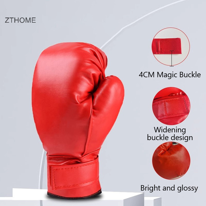 Zthome Găng Tay Đấm Bốc Full Ngón Huấn Luyện Trẻ Em Sparring Găng Tay Fighg Free Nam Nữ HOT