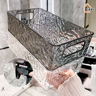 Khay nhựa trong suốt LUXHOME, Khay đựng đồ vân kim cương sang trọng, đựng mỹ phẩm, đựng đồ đa năng