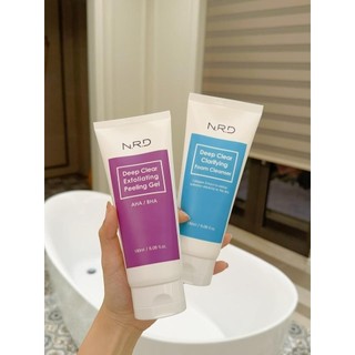Combo tẩy da chết và sữa rửa mặt sạch sâu NRD CB0134