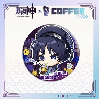 Genshin Tác Động Scaramouche Lang Thang Thổ Cẩm Trò Chơi Dễ Thương Huy Hiệu Kim Loại Nút Cài Áo Cosplay Bộ Sưu Tập Đồ Chơi Túi Trang Trí Quà Tặng