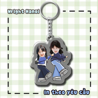 Standee, Móc Khoá IN THEO YÊU CẦU BẠN THÂN NỮ BFF quà tặng bạn bè, couple nữ, móc khoá đeo cặp