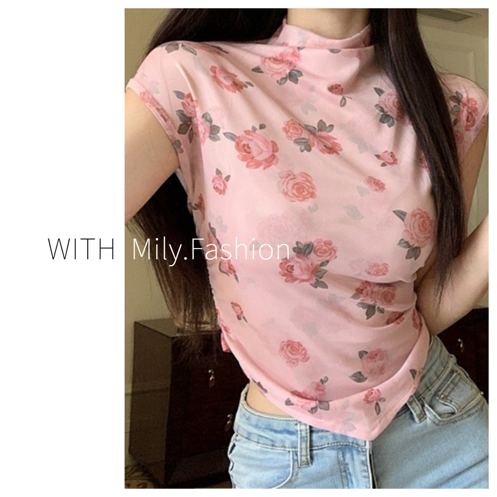 Áo Thun Ngắn Tay Kiểu Dáng Đơn Giản Cho Nữ