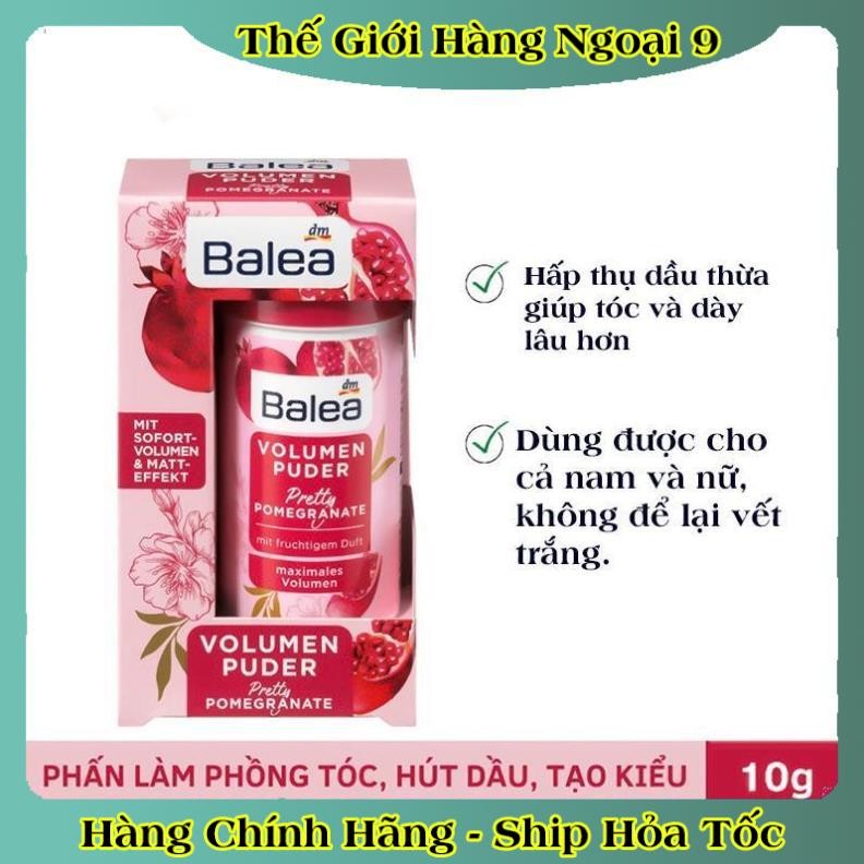 Bột phồng tóc, kem làm phồng tóc, dưỡng tóc, xịt nước hoa tóc Balea của Đức- Nội địa Đức Đủ Bill