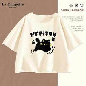 Áo Thun Croptop Nữ Basic Y2K Streetwear  - Chất Cotton 100% Mịn Đẹp - Form Lửng Cổ Tròn Cực Xinh - Hàng Hot Trend