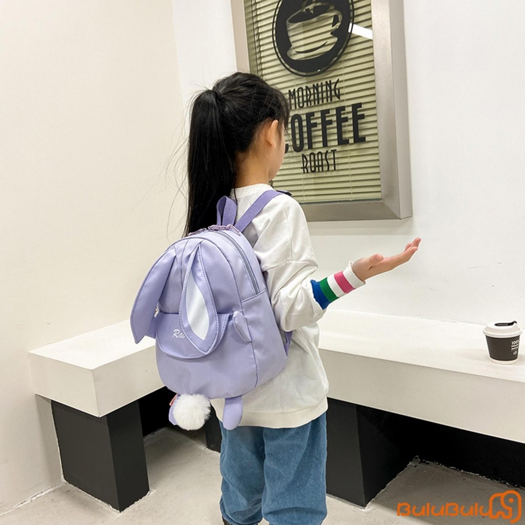 Ba lô thỏ cho bé gái mới biết đi Túi sách dễ thương Daypack Nhẹ Mẫu giáo Mầm non Ba lô 1-3 tuổi