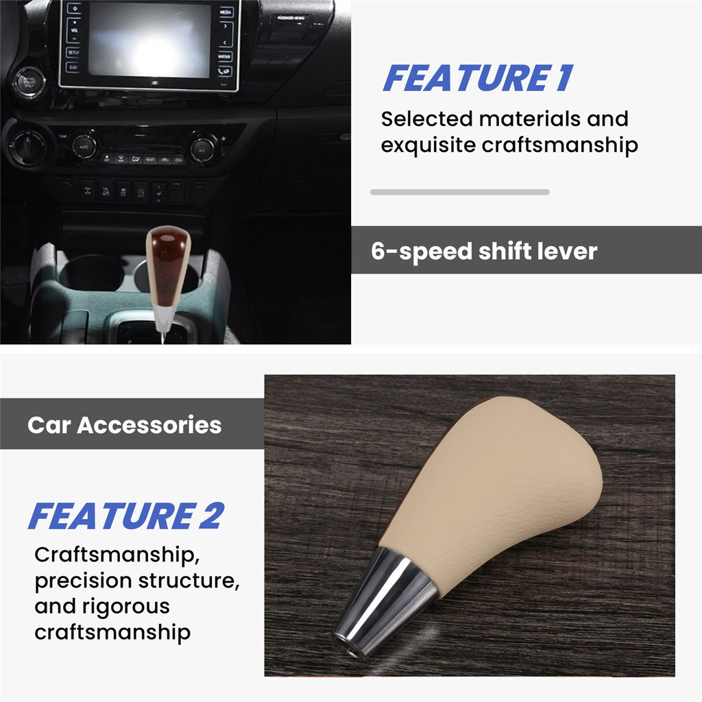 Xe tự động Gear Shift Knob Lever Shifter Stick cho / Fortuner Crown Land Cruiser