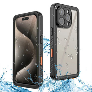 ốp lưng 17Pro Max chống nước IP68 Waterproof Phone Case For iPhone 16 Pro Max 16 Plus 15 14 13 Pro Full Protection Underwater Swimming Diving Phone Cover