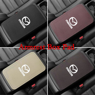 Miếng đệm bảo vệ tay vịn ô tô Mazda Chống trượt Tấm lót tay trung tâm chống mài mòn cho Mazda 3 2 5 CX3 RX8 BT50 323 CX8 CX30 RX7 626 CX7 NX5 CX9 Phụ kiện nội thất