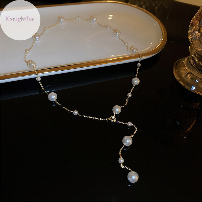 K2nightfee Ngọc Trai Thanh Lịch Dây Choker Thời Trang Hàn Quốc sel Vòng Cổ Xương Đòn Dây Chuyền Nữ Trang Sức Tiệc Cưới Quà Tặng VN