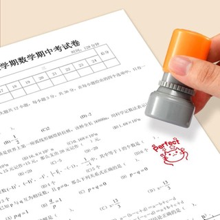 HIGHVIEWLS Giáo viên Khuyến khích Tem, Khen ngợi Biểu tượng cảm xúc Đồ dùng giáo viên Dấu ấn biểu tượng, Di động DIY Thêu Sò Con dấu Bình luận