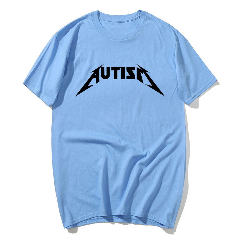 Tự Kỷ Meme Áo Cotton Ngộ nghĩnh Hài Hước Hướng Nội Áo nam Nữ In Chữ Áo Thun Unisex Quá Khổ