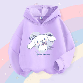 Cinnamoroll Bé Gái Có Mũ Trùm Đầu Nhẹ Tay Dài Hoạt Hình Dễ Thương Áo Hoodie Thời Trang