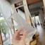 Ốp lưng PC cứng siêu mỏng trong mờ đen cho Samsung Galaxy Z Fold 6/5/4/3