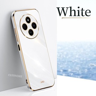 Redmi 14C 2024 sang trọng mạ vỏ đối với Redmi 14C redmi14c 14 C C14 4G 5g 2024 điện thoại trường hợp mềm Silicone chống sốc điện thoại Cover quay lại rtub