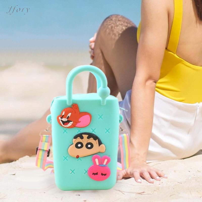 Túi Jfory Lỗ Túi Tote Hợp Thời Trang Lưu Trữ Đa Năng Túi Xách Sáng Tạo Cho Ngày Lễ Thuyền Du Lịch Du Lịch