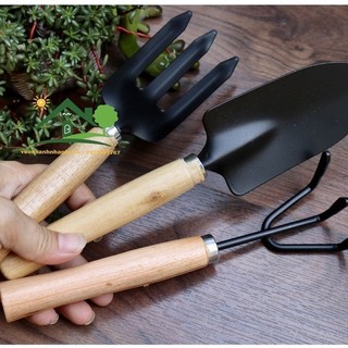 Combo dụng cụ làm vườn/ Găng tay / xẻng trồng cây/ bình tưới cây xinh xắn SUNND