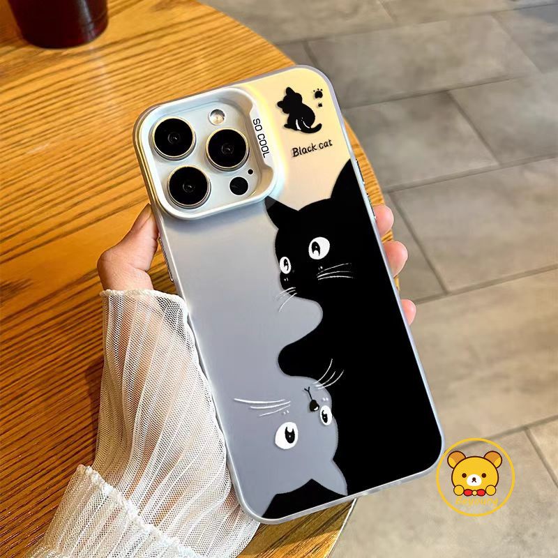 Ốp Điện Thoại Mèo Dễ Thương Ngộ nghĩnh Cho Redmi 13 13R 13C 12 12C 12R 11A 10 9 Prime 10C 9A 9C 9i 9T 8 8A K70 K70E K60 K60E K40 K40s K30 K30i Ultra Vỏ Hoạt Hình Chống Rơi Mờ