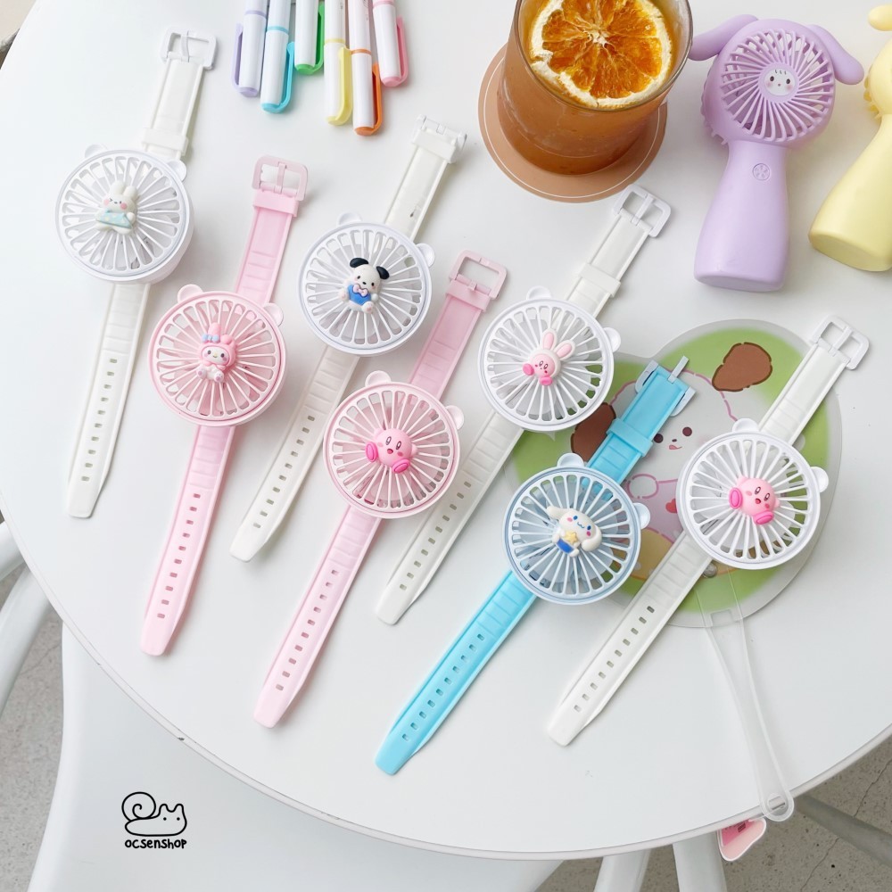 Quạt USB Kirby đeo tay