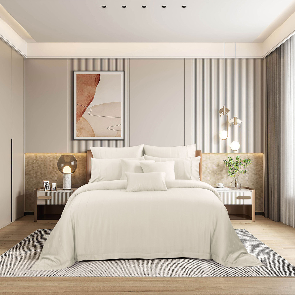 Ảnh Bộ ga kèm Vỏ chăn Akemi Tencel Accord Lyocell Matera và Mosiya, gồm 6 món (Super King / King / Queen) 4