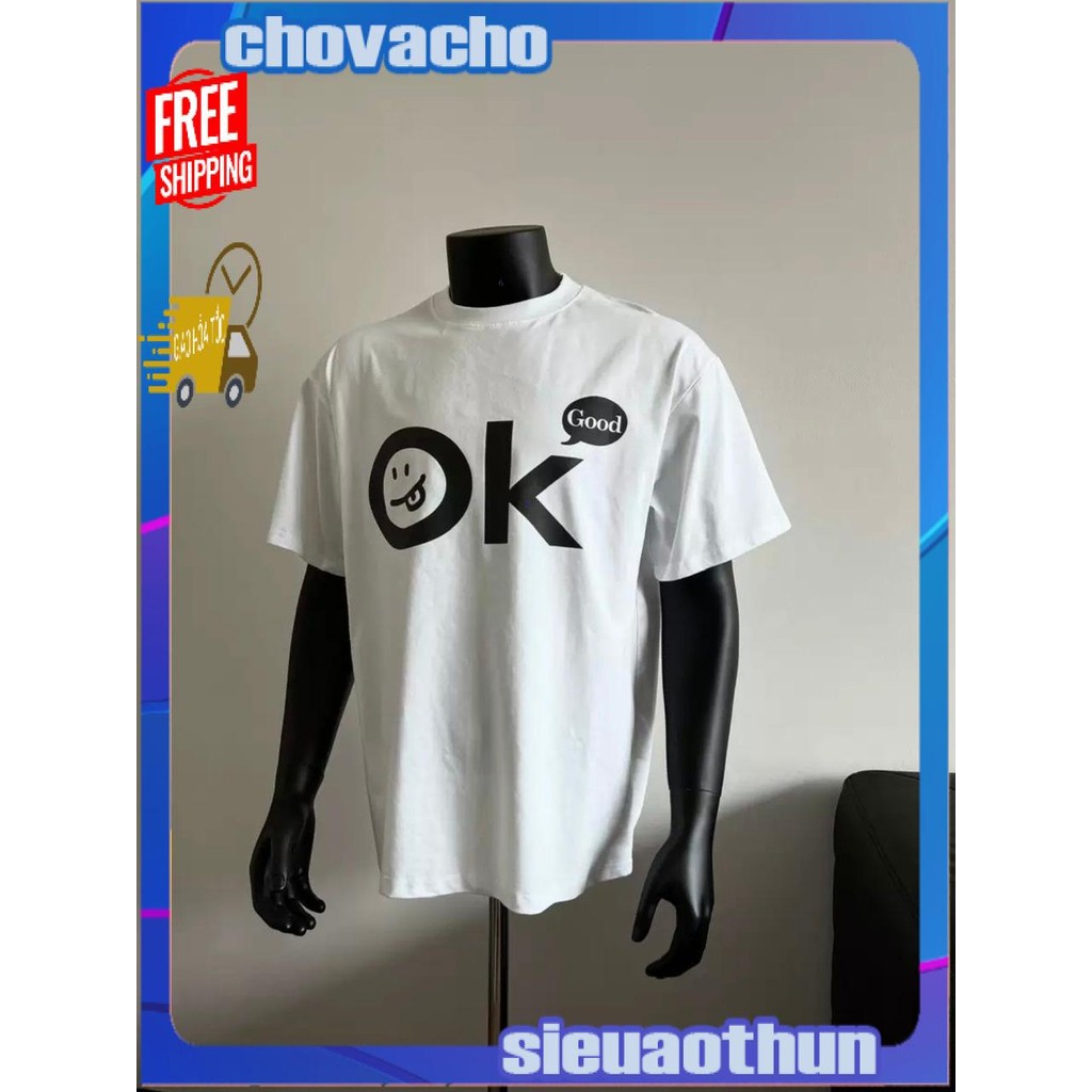 Áo thun Stee Cổ tròn OK GOOD Localbrand ICVCVNI Unisex