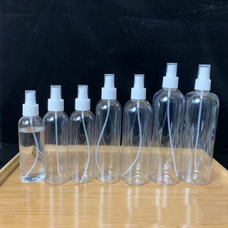 150 / 200 / 300 / 500ml ml Chai xịt trong suốt cồn phun sương mịn nồi nhựa thú cưng chai phụ