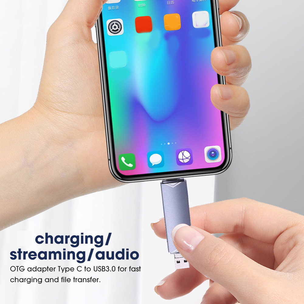 Đầu đọc thẻ đa năng USB 3.0 sang Type C 6 trong 1 Micro USB Bộ chuyển đổi Bộ chuyển đổi đa chức năng SD TF Truyền tốc độ cao