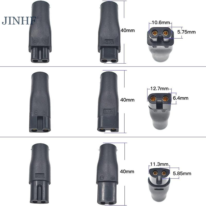 Jinhf 8 Chiếc Dây Nguồn 5V Sạc Thay Thế USB Adapter Cáp DC Chuyển Đổi Đa Năng Cho Mọi Loại Máy Cạo Râu Điện Cắt Tóc HOT