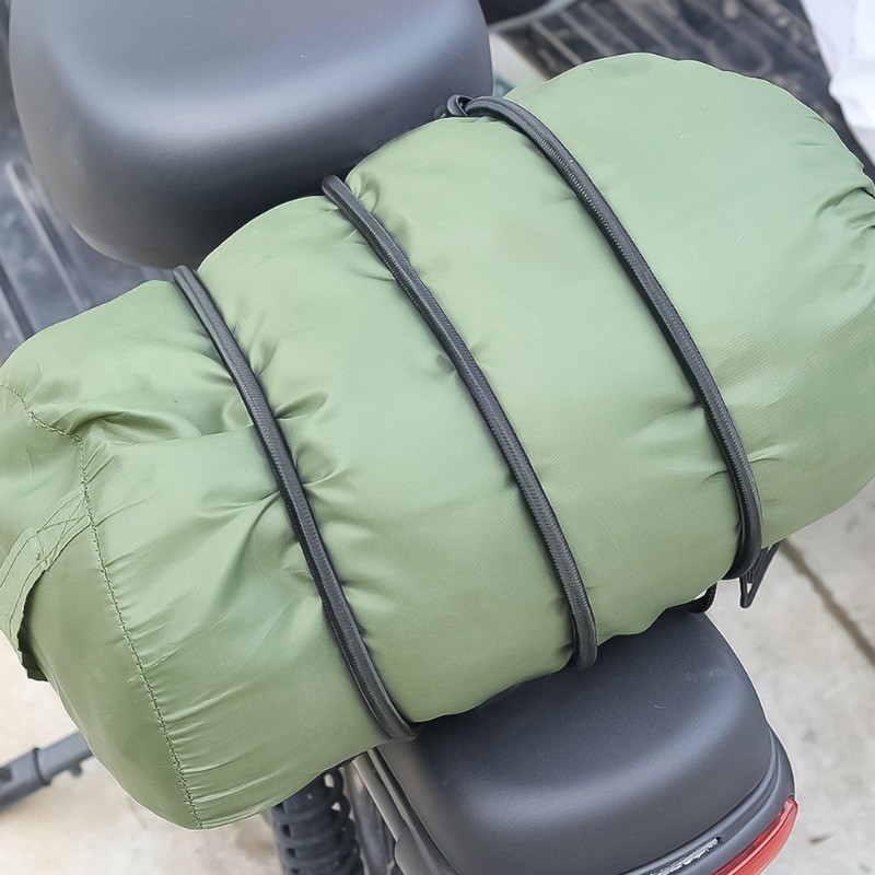 1 / 3 / 5 CÁI - Dây móc đôi hạng nặng | Bungee cao su 500D có móc hợp kim khóa | Đa năng để đi bộ đường dài, áo buộc dây xe tải & bánh răng ngoài trời