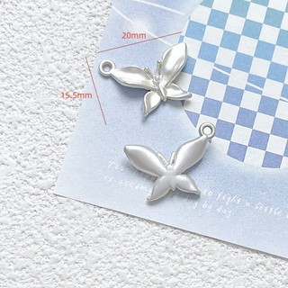 [Sea Salt Blue Series] Hợp Kim Trái Tim Tình Yêu Bướm Mây Mặt Trăng Mặt Dây Chuyền diy Handmade Vòng Tay Vòng Cổ Phụ Kiện